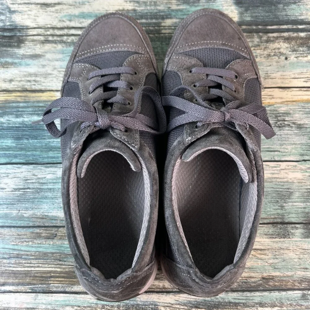 Dansko Sneakers Womens Harmony Size 8.5-9 Gray Suede Casual Shoes Comort Walking